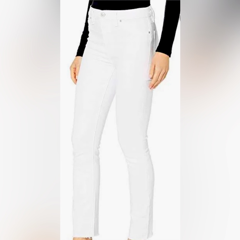 Hudson Jeans White Skinny Denim
